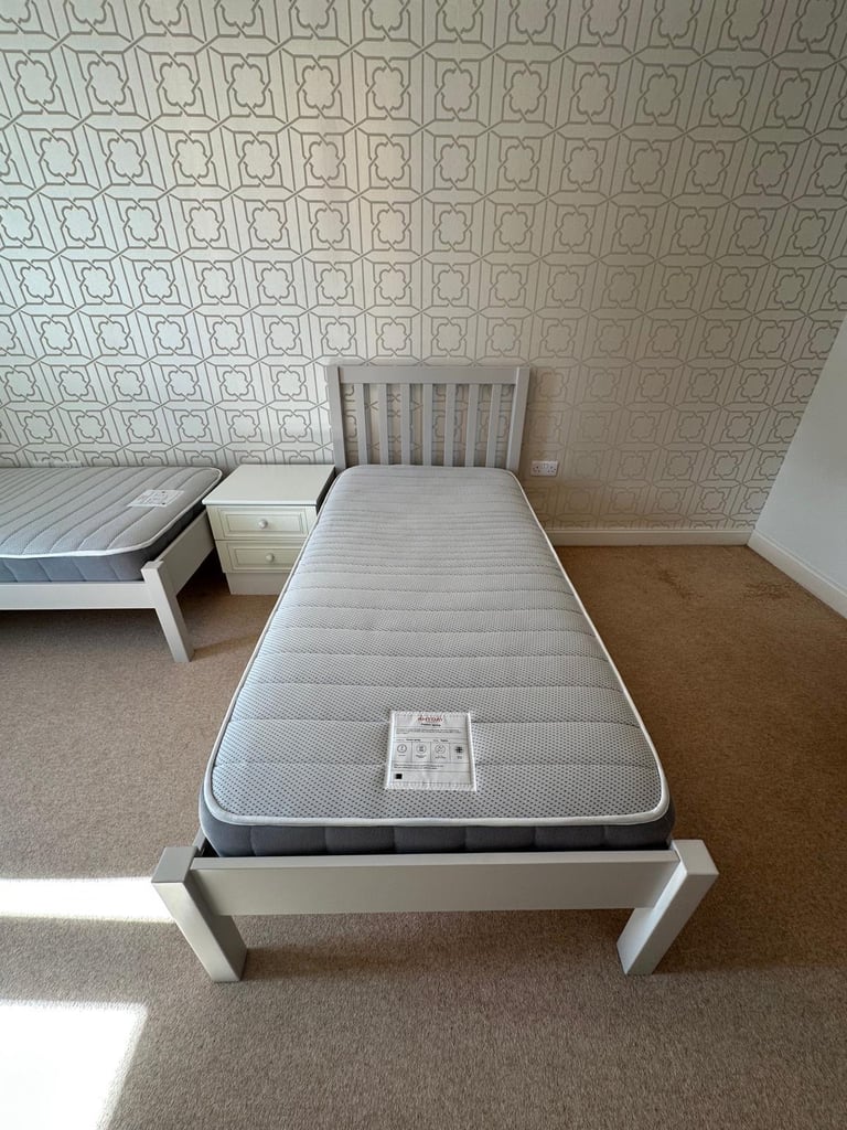 image for John Lewis Single Bed & Mattress