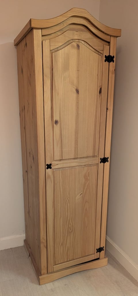 image for Freestanding wooden cupboard /single wardrobe 
