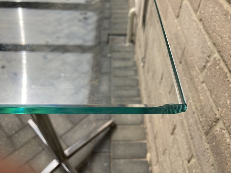 GLASS BISTRO TABLE