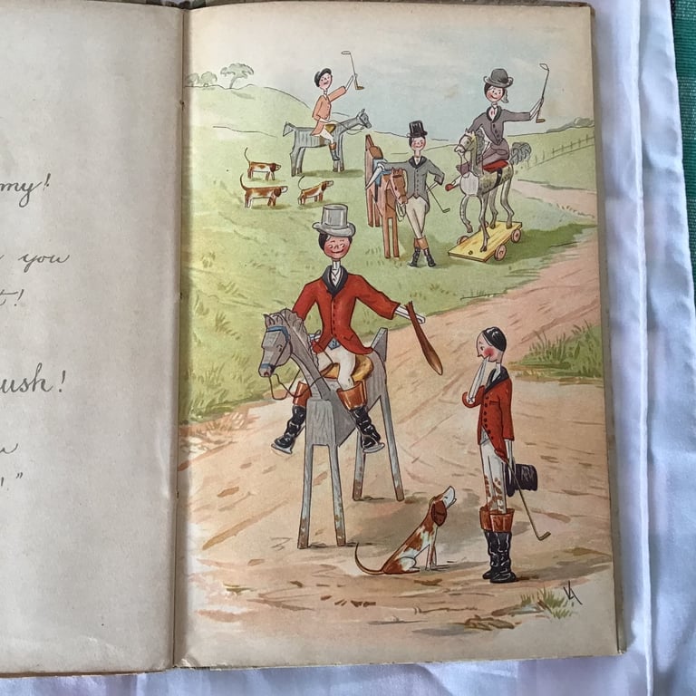  Rare Antique 1st Edtn book Sammy goes a hunting by Kathleen Ainslie published 1906