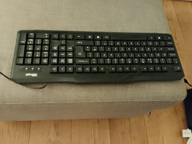 Dell laptop and keyboard 