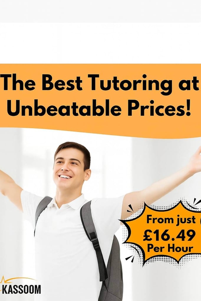 image for Kassoom Tutoring – The Best Tutoring at Unbeatable Prices! Take a FREE TRIAL Today 