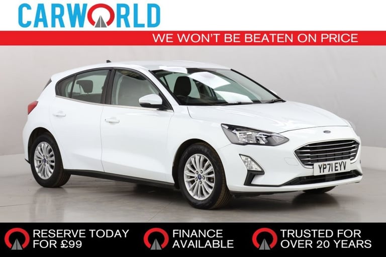2022 Ford Focus 1.0T EcoBoost Titanium Edition Hatchback 5dr Petrol Manual Euro 6 (s/s) (12 Hatch...