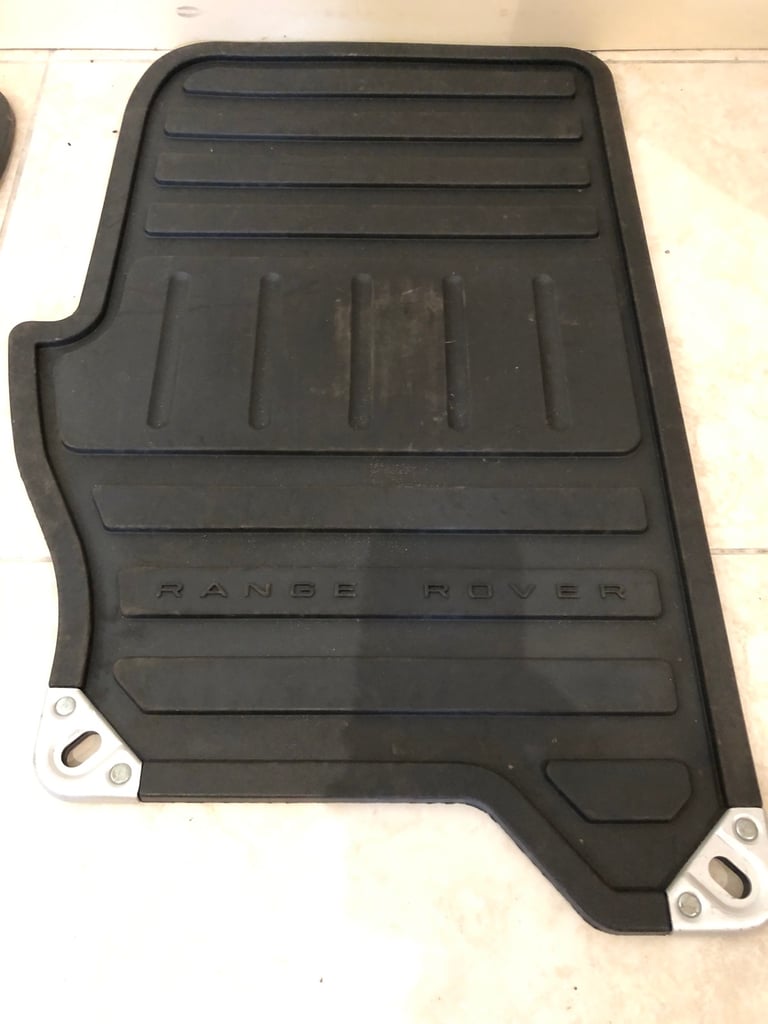 Genuine Range Rover Sport Rubber Floor Mats – Full Set (Front & Rear)