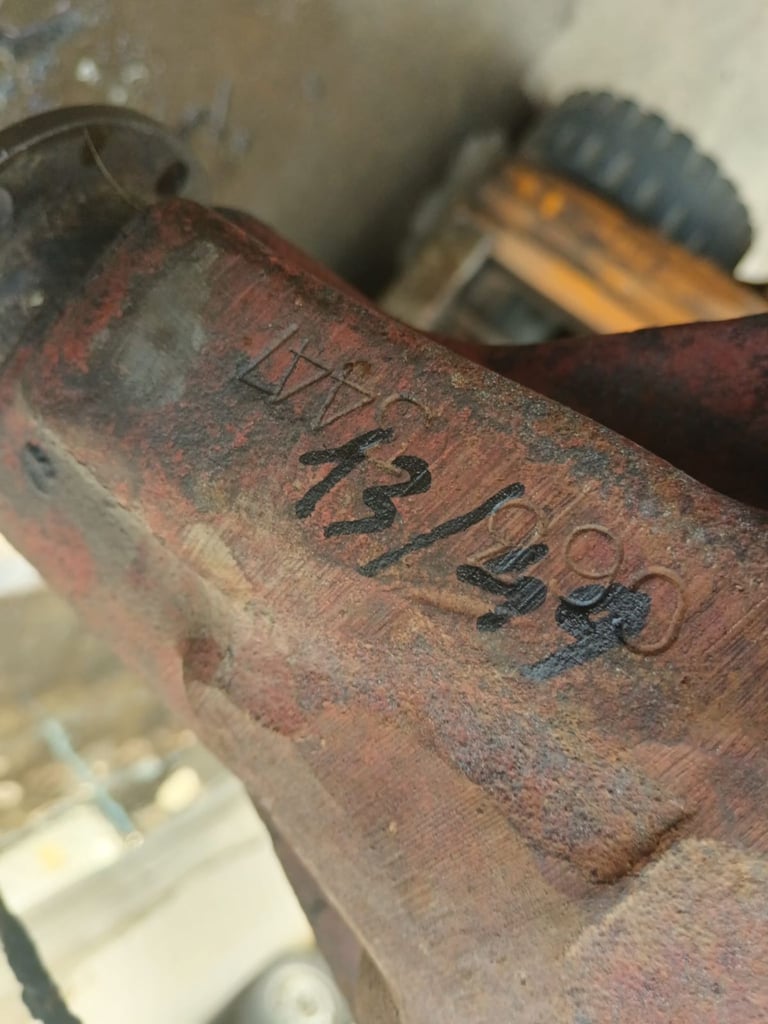 Rear axle with differential for Jaguar Mk2 3.4