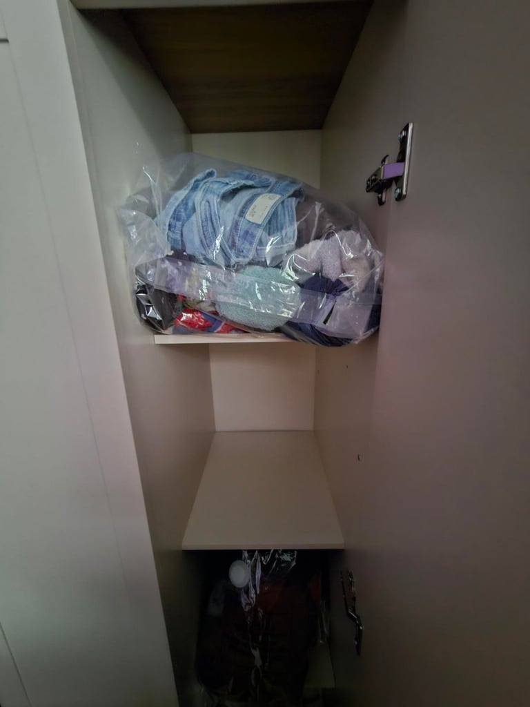 Lexington 3 Door 4 Drawer Grey Combination Wardrobe
