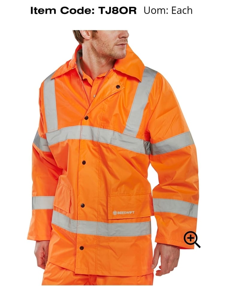 Beeswift Orange Hi-vis Jacket 