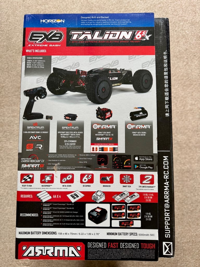 Arrma Talion 6S 1/8 extreme RC car