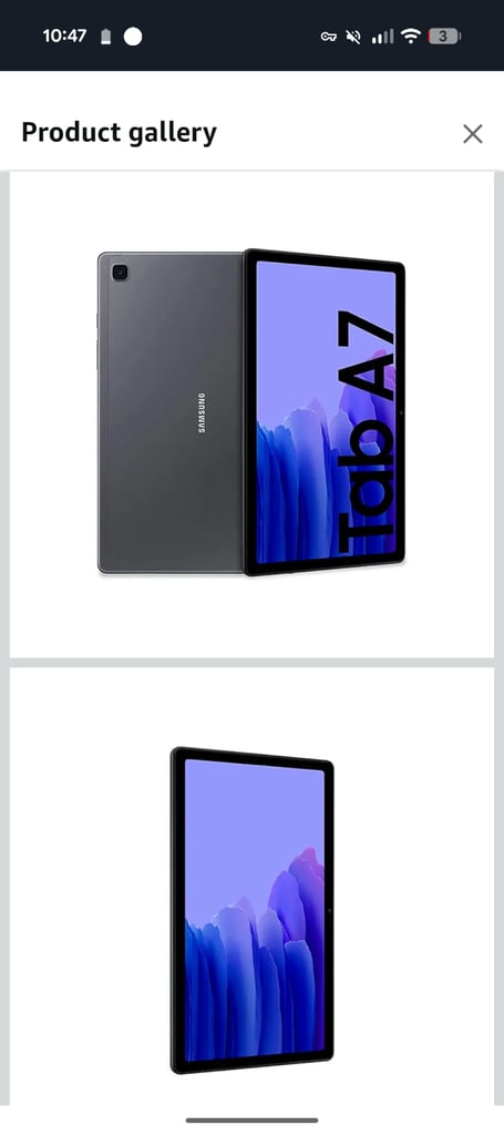 image for Samsung tablet 7 x 2