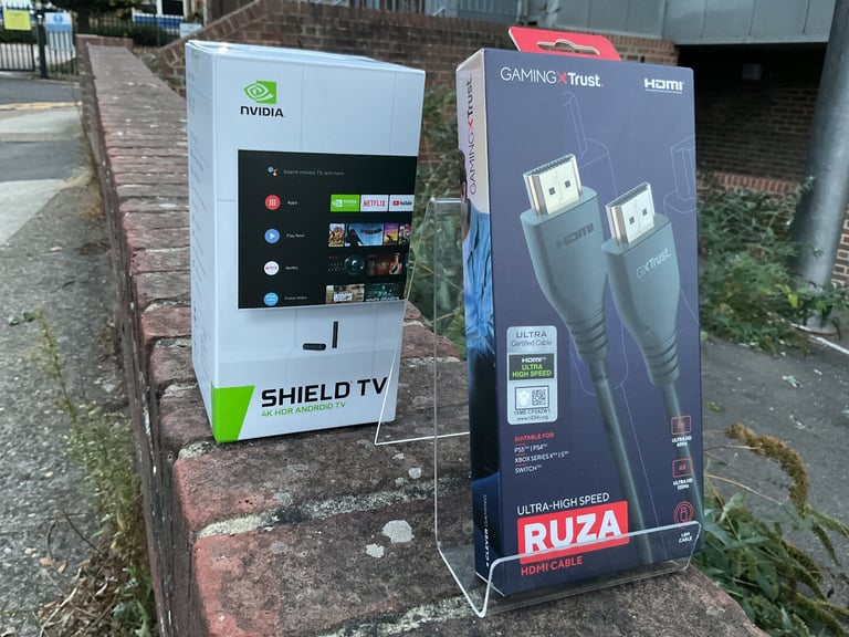 image for NVIDIA Shield TV Media Streamer+ ULTRA HIGH SPEED RUZA HDMI Cable New | Sealed