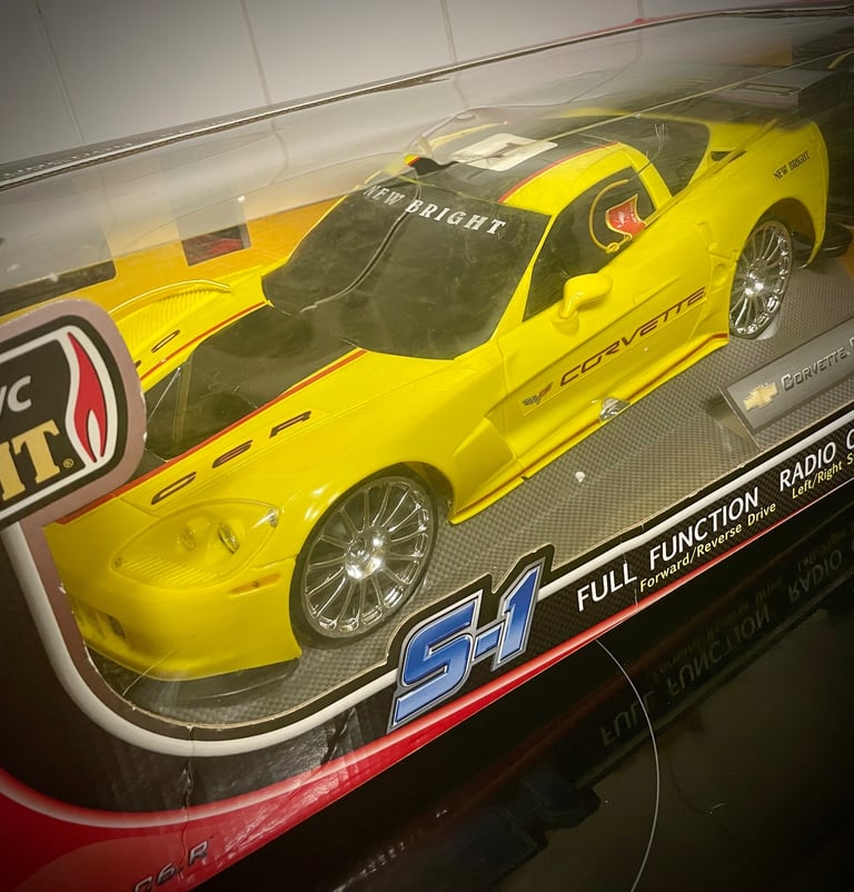 Vintage Radio control car corvette 