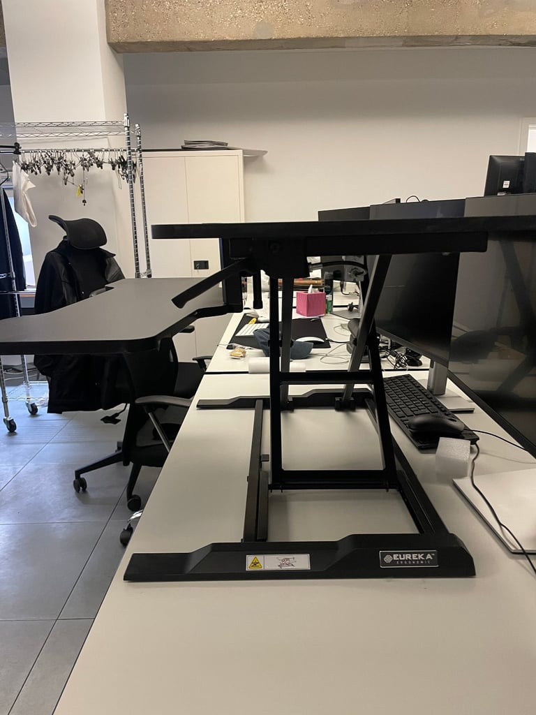 EUREKA Ergonomic Single Monitor Standing Desk Converter