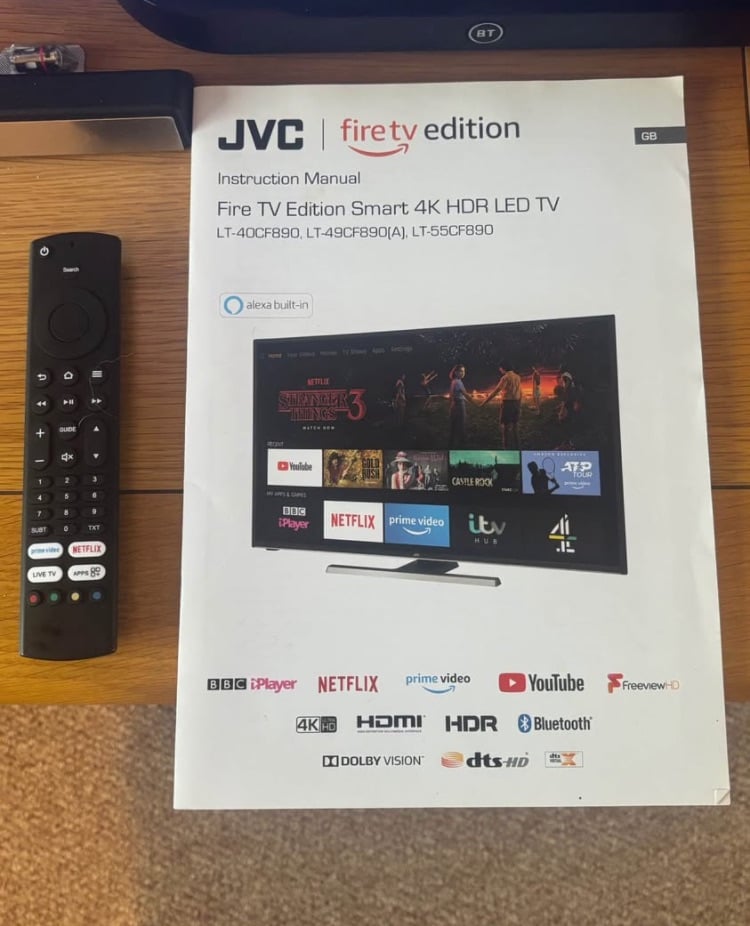 image for 50” JVC LED 4K SMART TV 