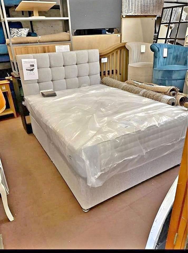 Divan Double (Single / King Size) Bed+Mattress CLEARANCE SALE ON BRAND NEW BEDS WITH MATTRESSES