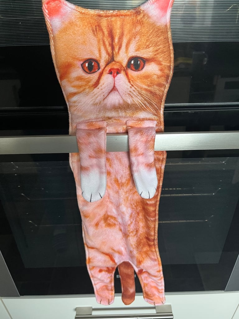 image for Cat Hand Towel