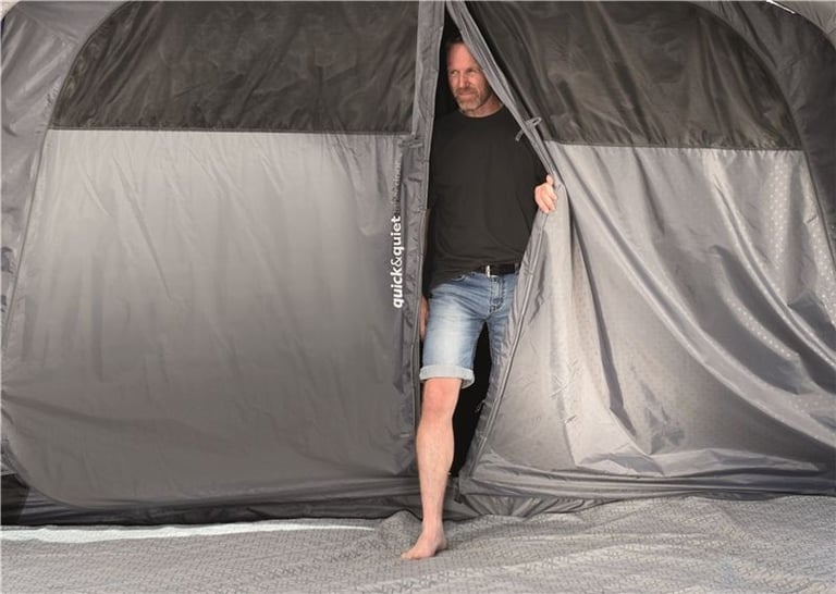 Outwell Vermont 7P Premium Tent. Includes: tent, poles, pegs, groundsheets & carpet.
