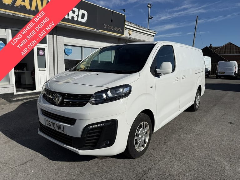 image for 2020 Vauxhall Vivaro 1.5 Turbo D 2900 Sportive LWB AIR CON SAT NAV Van 5dr Diesel Manual L2 H1 E ...