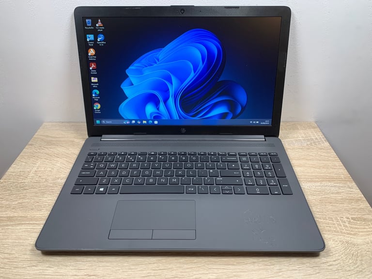 image for HP UltraFast 8GB 128GB SSD Slimline Full HD Laptop, Win 11, Microsoft Office VGood Condition 