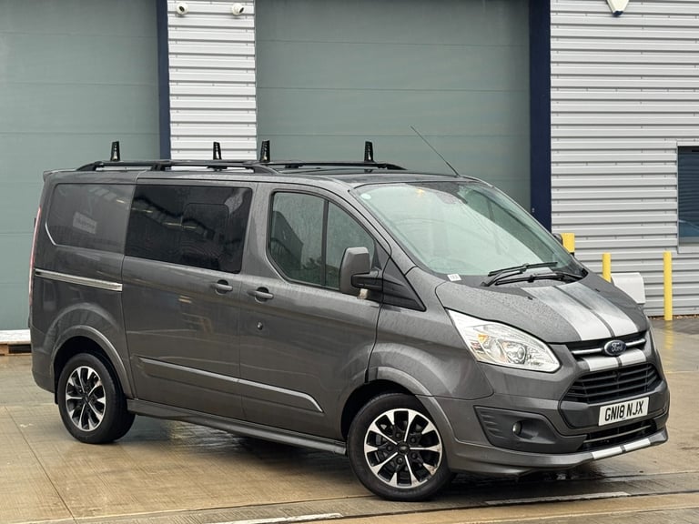 FORD TRANSIT CUSTOM SPORT 2.0 TDCI 2018 (18) D/CAB CREW CAB 5 SEAT PANEL VAN 