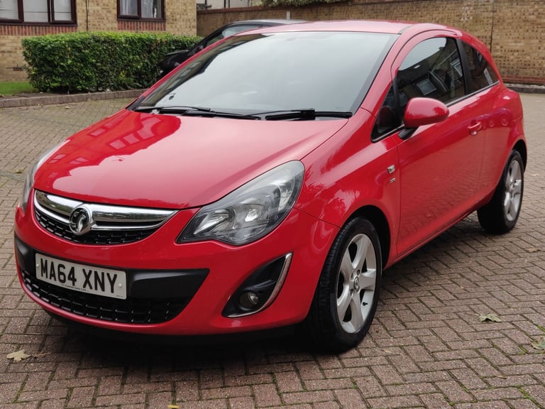 VAUXHALL CORSA 1.2 SXi 2014 64 REG RED 3 DOOR HATCH 5 SPEED MANUAL A/C 98K ULEX FREE EXCELLENT!