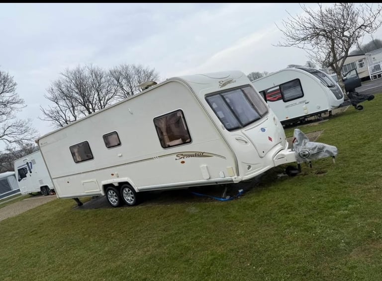  Bailey Senator Wyoming Series 5 (2007) – Fixed Bed & Full-Size End Bathroom  VIEWINGS 25th OCT!!