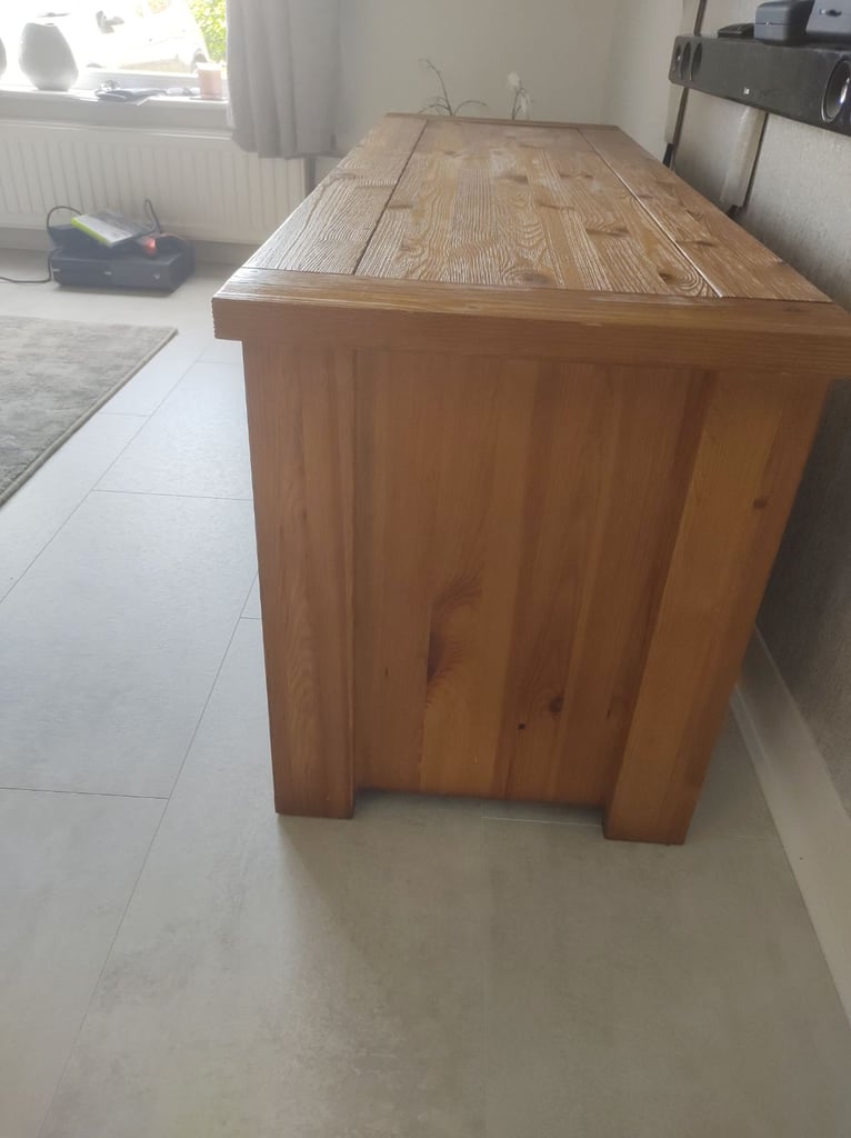 Next TV unit solid wood 