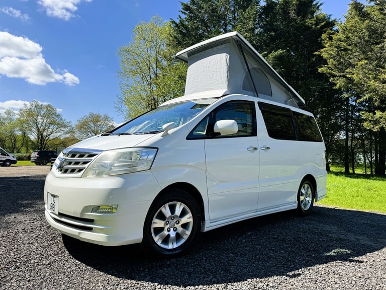 TOYOTA ALPHARD 2005 2.4 PETROL AUTO CAMPER VAN POP TOP ROOF REAR CONVERSION