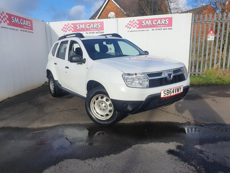 2014 64 DACIA DUSTER 1.6 ACCESS 5 DOOR IN WHITE.1 FAMILY OWNER.MEGA VALUE.