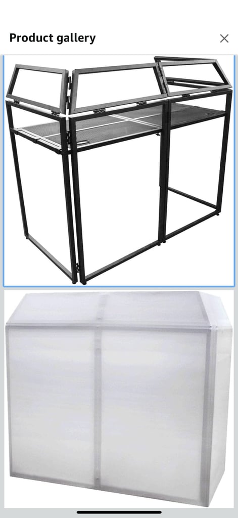 Dj booth foldable full size 