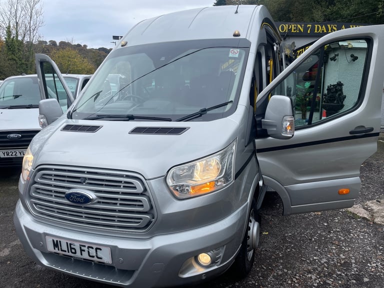 2016 Ford Transit 2.2 TDCi 125ps H3 17 Seater TREND / EURO 6 Minibus Diesel Manual