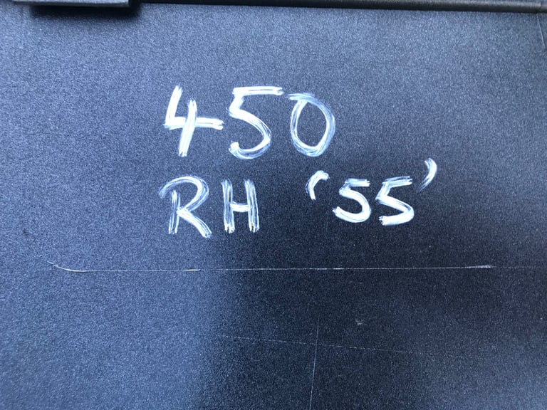 Smart Fortwo 450 RH / Drivers door panel - grey metallic - from a '55' reg car