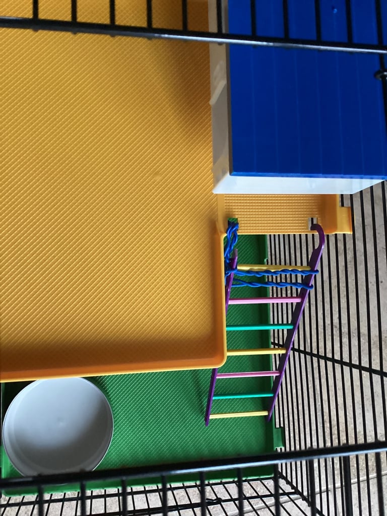 Colourful Hamster/Gerbil Cage with Accessories
