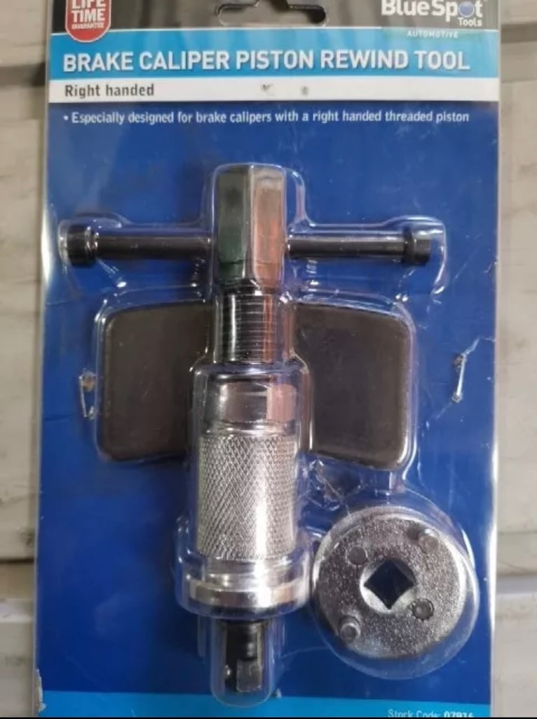 image for Car Van Brake Disc Caliper Piston Rewind Tool Winder Re-wind Wind Back Set 07916