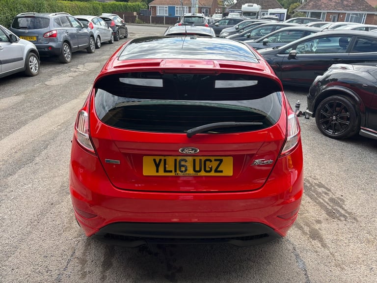 2016 Ford Fiesta 1.0 EcoBoost 140 Zetec S Red 3dr HATCHBACK Petrol Manual