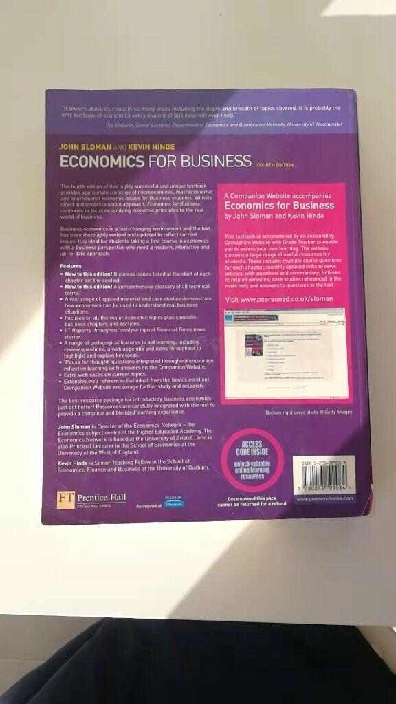 Economics For Business 4th Ed By Sloman, Hindi & Garratt