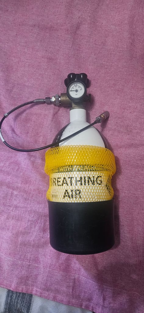 3ltr 300 bar dive tank 2 years test