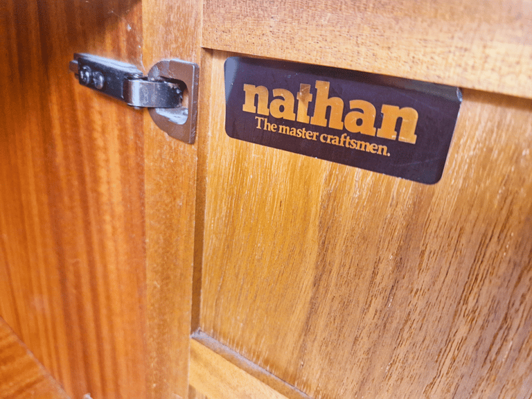 Nathan Mid Century Medium Teak Danish Design Compact Retro Sideboard Cabinet BL716