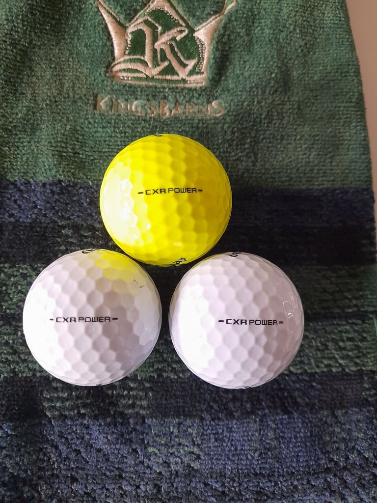 24 Used Callaway CXR Power Golf Balls. 