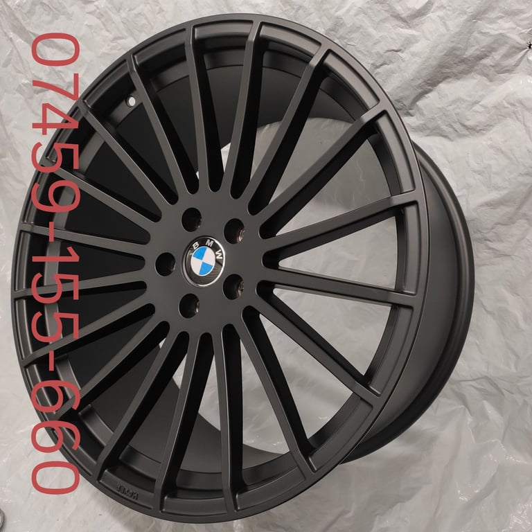 image for 4X NEW ALLOY WHEELS (22" INCH ALLOYS) BLACK BMW X5 F15 F16 X6 X4 F26 X3 F25 ALPINA HAMANN