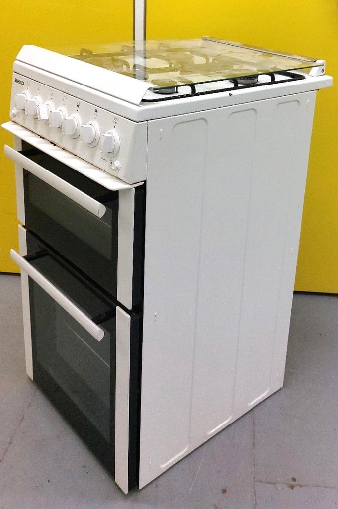 Beko 50cm Twin Cavity Gas Cooker