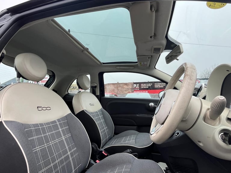 2016 Fiat 500 0.9 TwinAir 105 Lounge 3dr HATCHBACK Petrol Manual