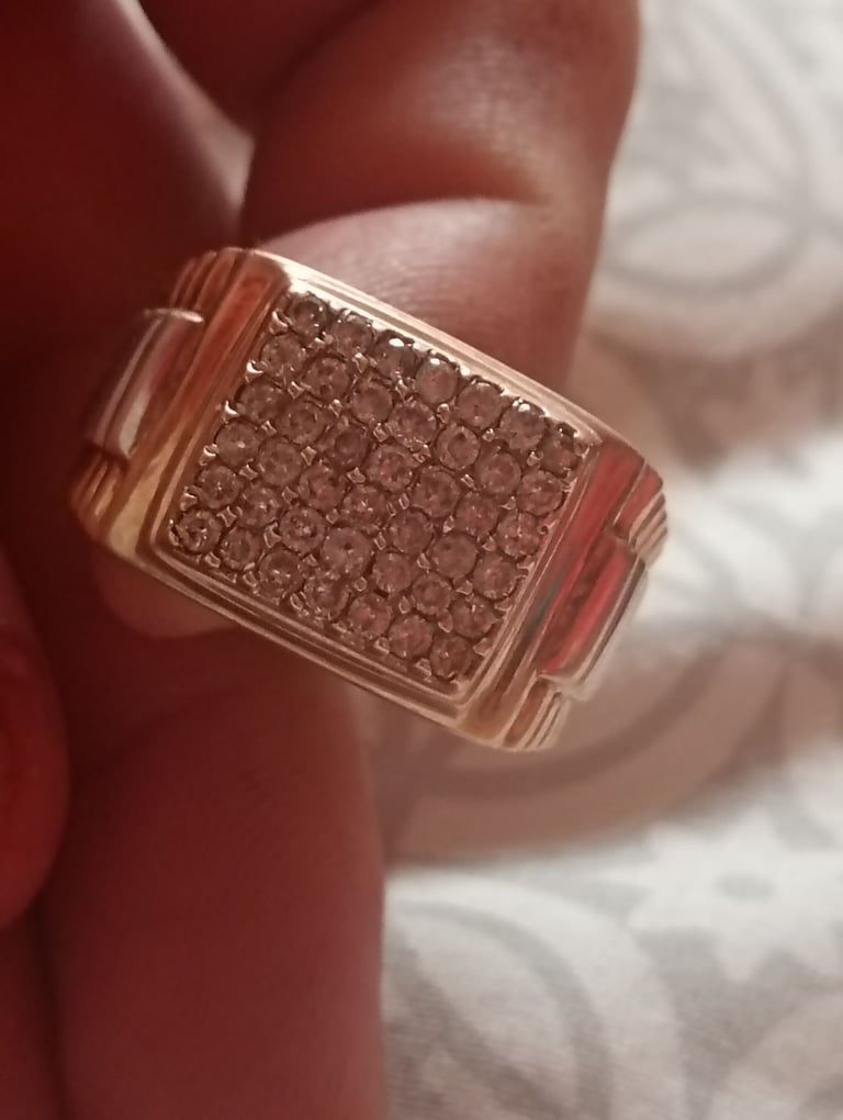 image for 9ct gold Rolex ring 