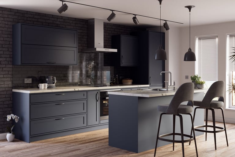 Fitted Kitchen Shaker Style-Rigid Build Cabinets, Units-Matt Doors-Not Ex Display or Showroom