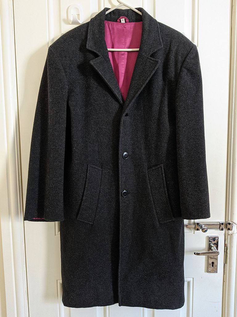 Wool & cashmere overcoat