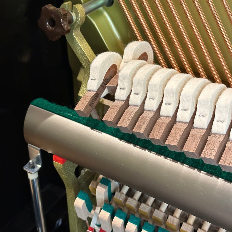 Yamaha YUS3 Upright Piano (2024) Black Polyester | Delivery, Tuning, Stool, Warranty