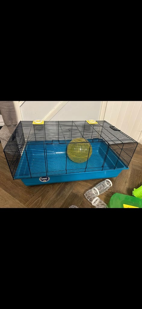 Hamster cage and accessories