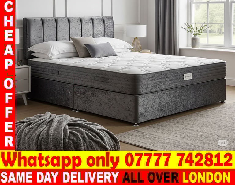 image for  -BED AND MATTRESS, SINGLE - DOUBLE  SMALL - DOUBLE  (BVN)