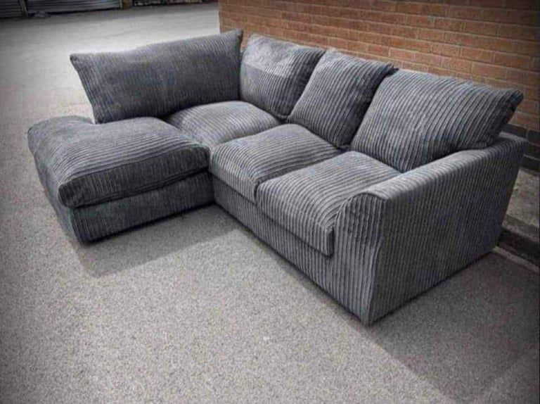 image for Christmas Big Sale Corner Sofa L Shape With Stools