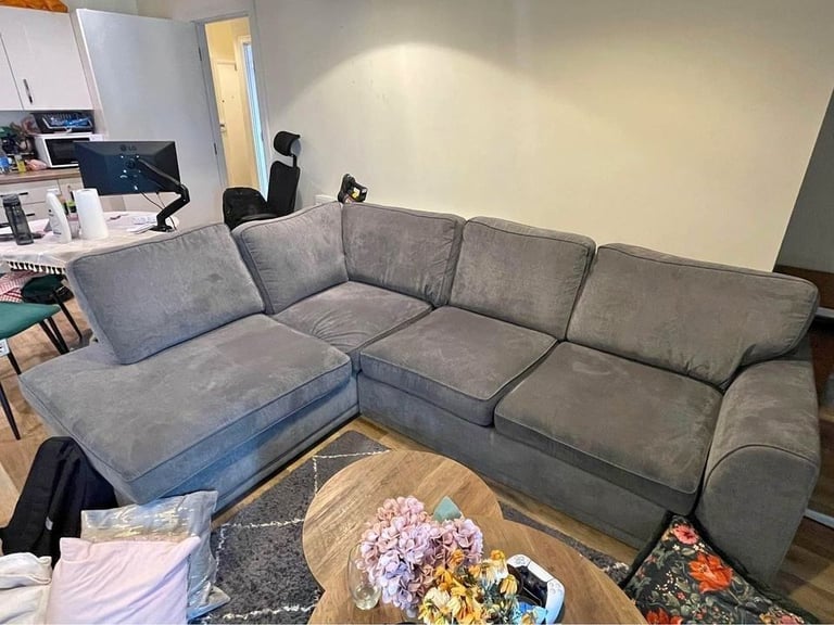 image for its L-shaped design Style it up with throws  & Outdoor Garden Set Style if applicable