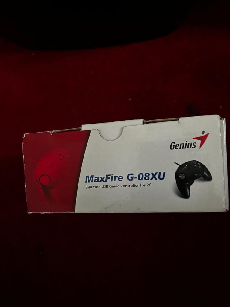 Brand New Genius MaxFire G-08XU 8 Button USB Game Controller For PC